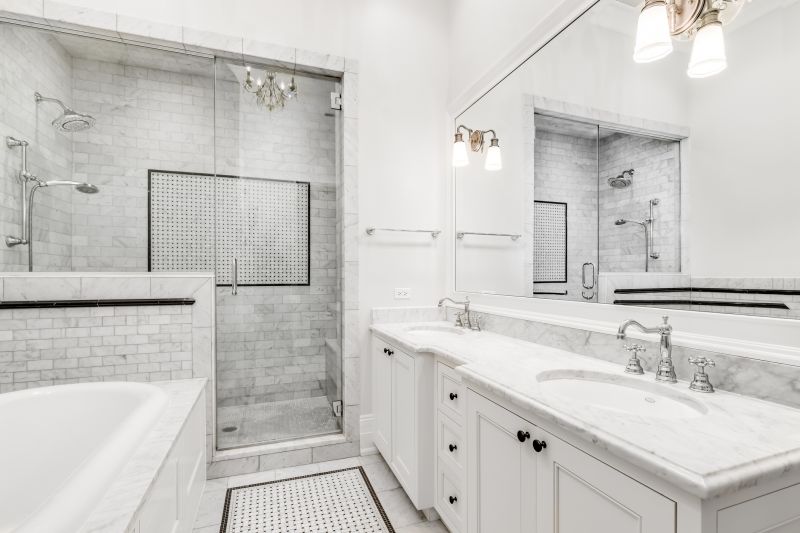 Open Concept Walk-In Shower