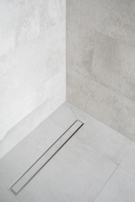Shower with Linear Drain